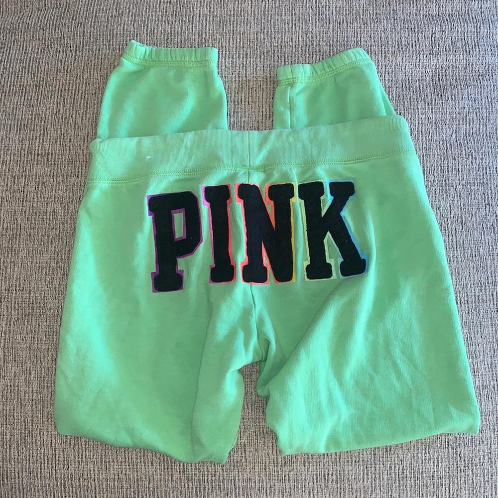 PINK Victoria's Secret Mint Joggers